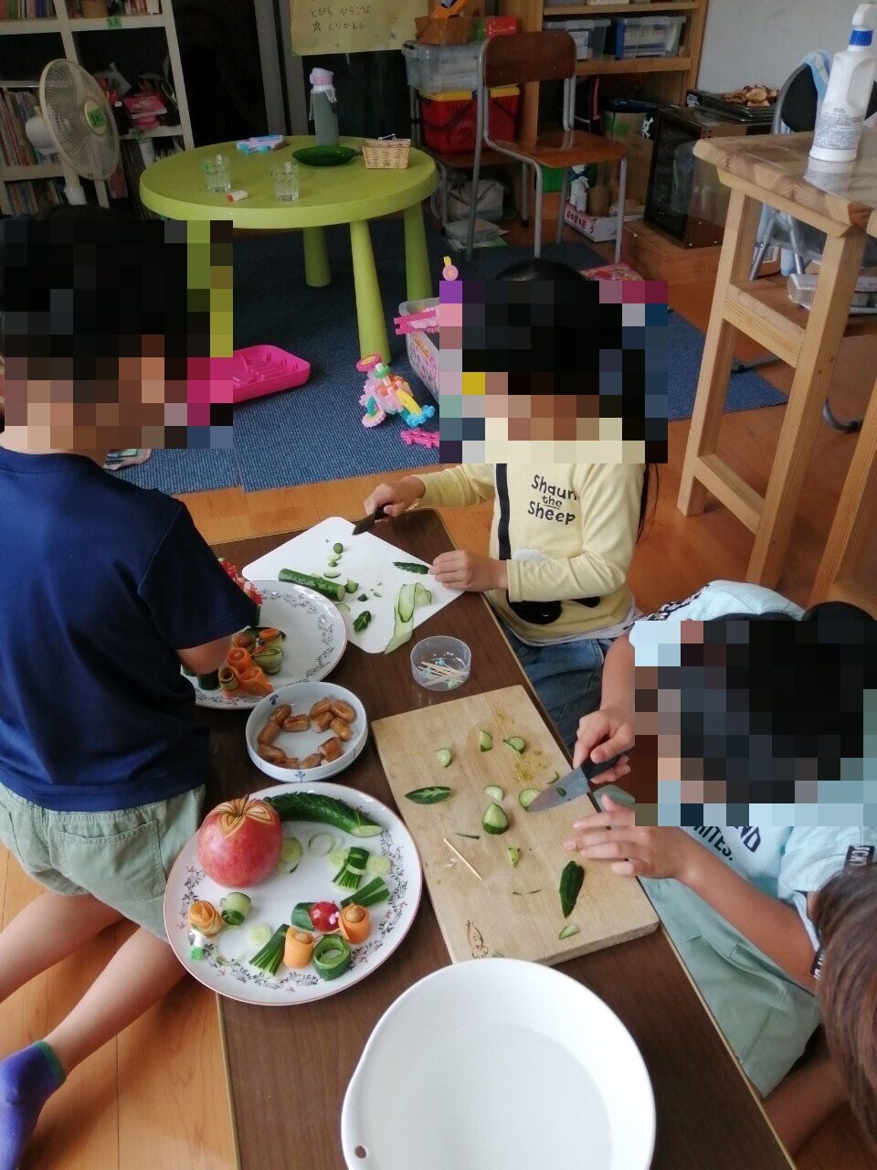 子どもたちの食育体験